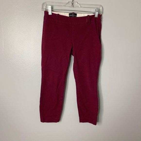J. Crew Pants - J. Crew Purple Skinny Minnie Crop Pants